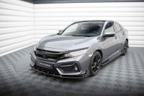 Honda Civic Sport FK Mk10 2017-2022 Frontsplitter + Splitters V.1 Maxton Design